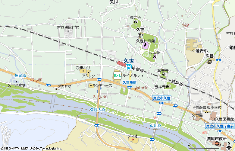 ヨシハラ　アルティ店付近の地図